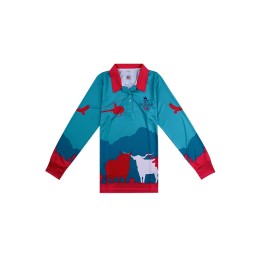 Design Red Cuff Red Polo Shirt Design Dye Sublimation Polo Shirt Equestrian Club Workwear Dye Sublimation Polo Shirt P1516 Design Red Cuff Red Polo Shirt Design Dye Sublimation Polo Shirt Equestrian Club Workwear Dye Sublimation Polo Shirt P1516